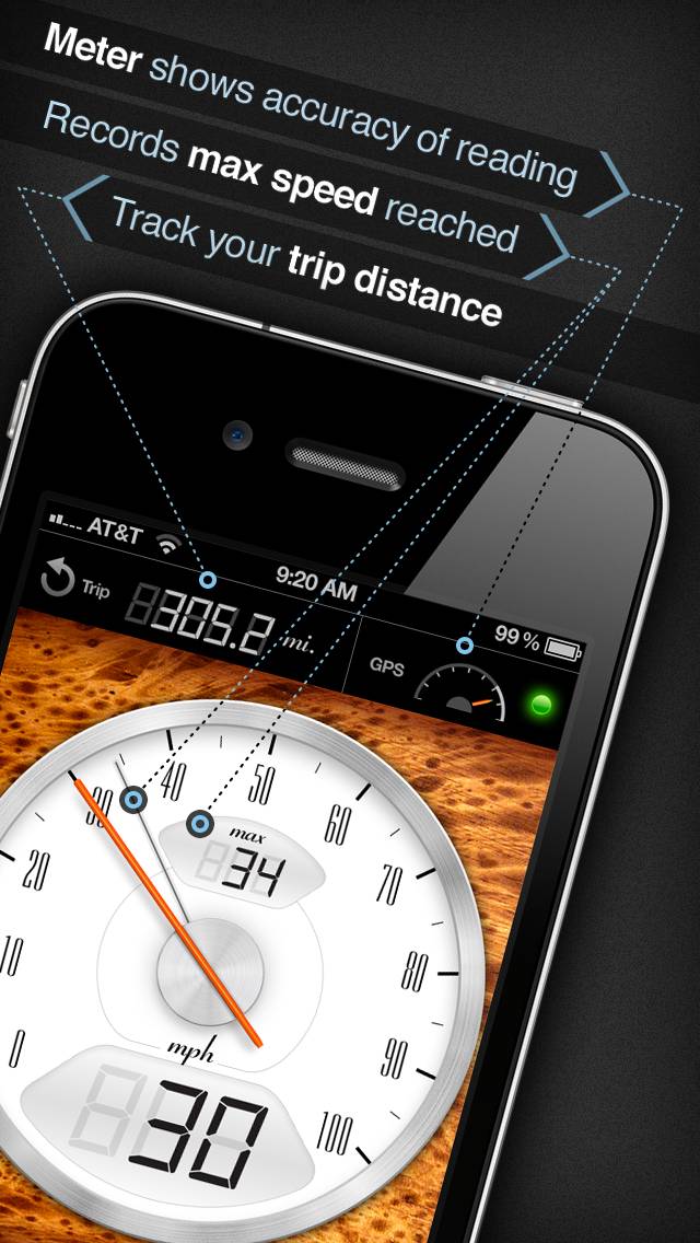 Speedometer plus Capture d'écran de l'application #3