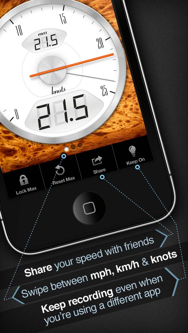 Speedometer plus Captura de pantalla de la aplicación #4