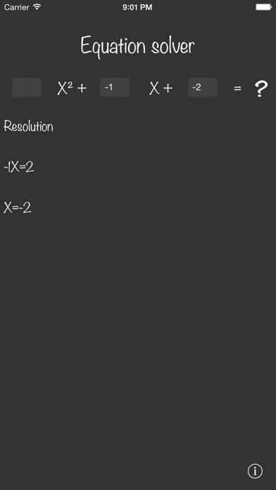 Risolutore Equazioni Schermata dell'app #3