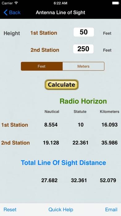 VHF/UHF Antenna Line of Sight App-Screenshot #2