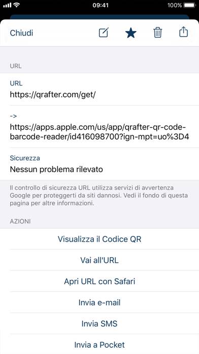 Qrafter Pro: QR Code Reader Schermata dell'app #5