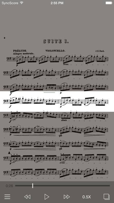Bach Cello Suites - SyncScore