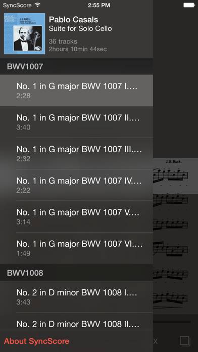Bach Cello Suites captura de pantalla #3