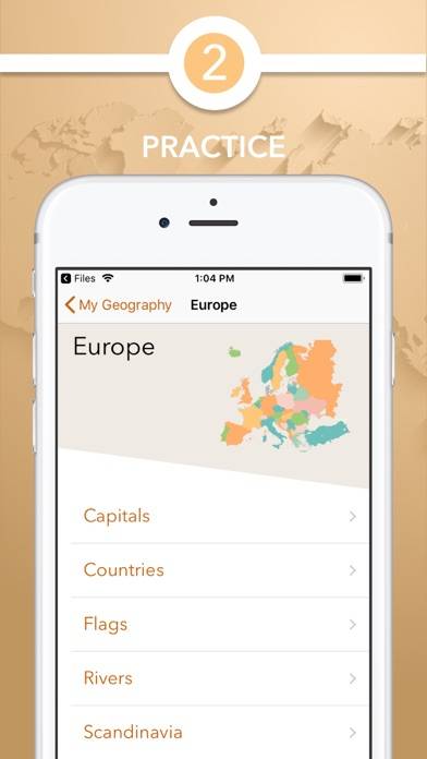 My Geography App skärmdump #2