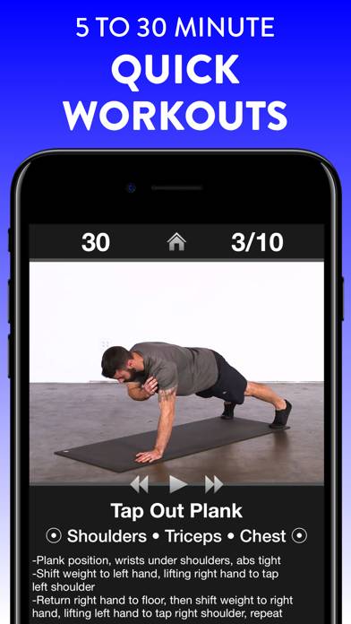 Daily Workouts App skärmdump #3