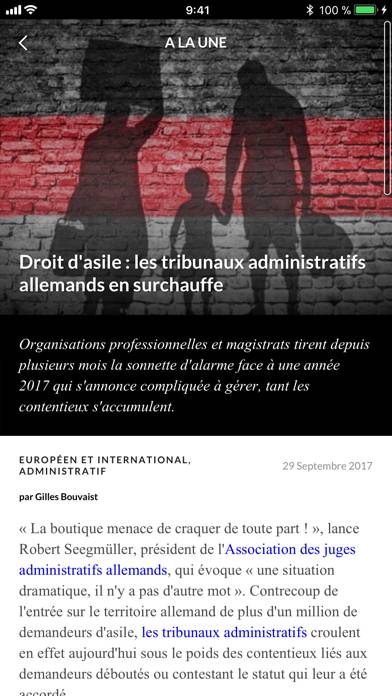 Dalloz actualité Capture d'écran de l'application