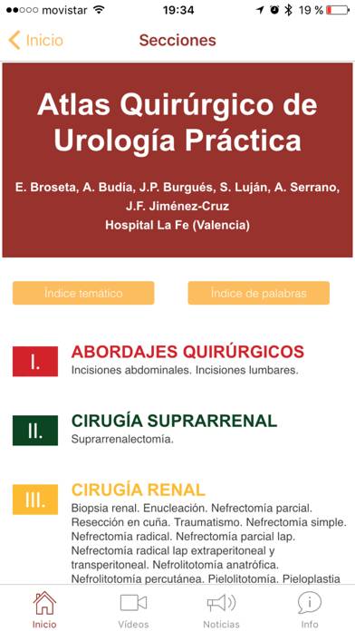 Atlas Quirúrgico de Urología Captura de pantalla de la aplicación #2