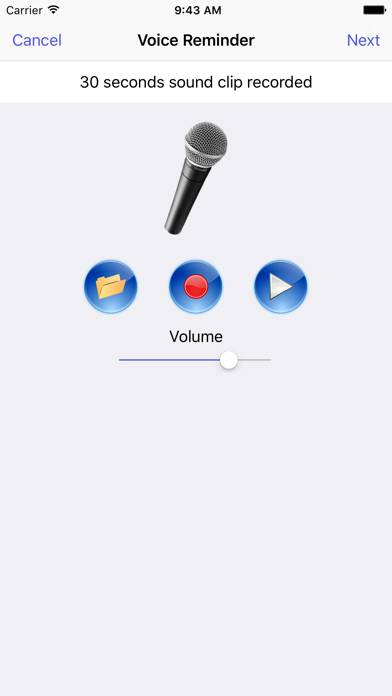 Reminders with Voice Reminder Captura de pantalla de la aplicación #5