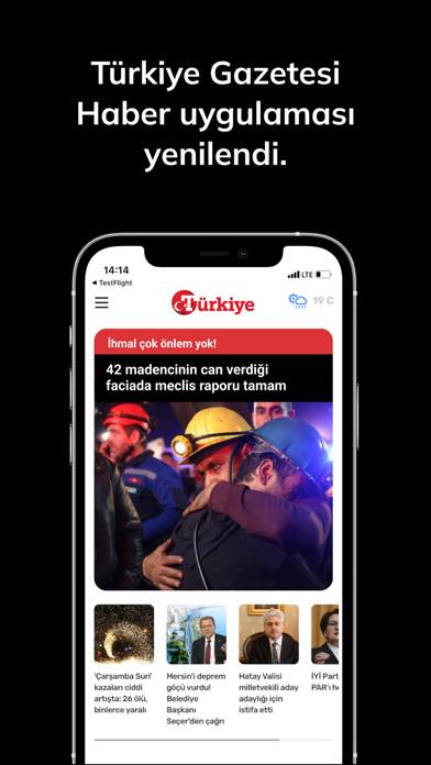 Turkiye Gazetesi App screenshot #1