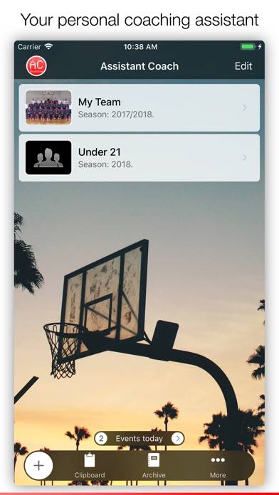 Assistant Coach App-Screenshot #1