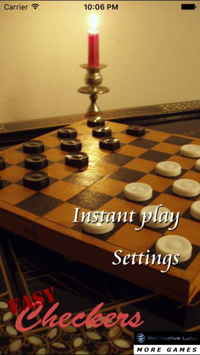 Easy Checkers App screenshot #1