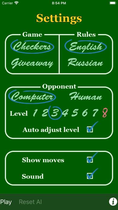 Easy Checkers App screenshot #4