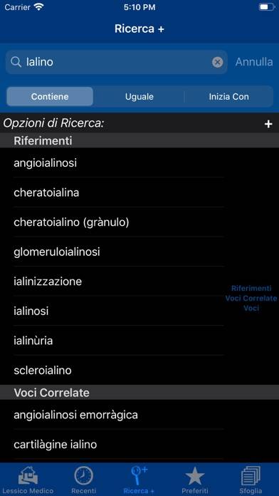 Lessico Medico Schermata dell'app #5