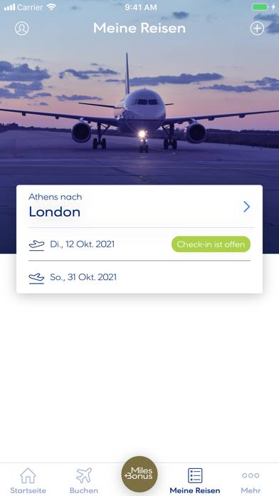 Aegean Airlines App-Screenshot