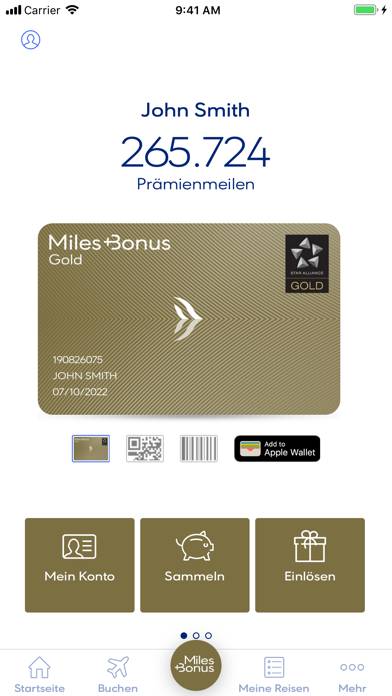 Aegean Airlines App-Screenshot