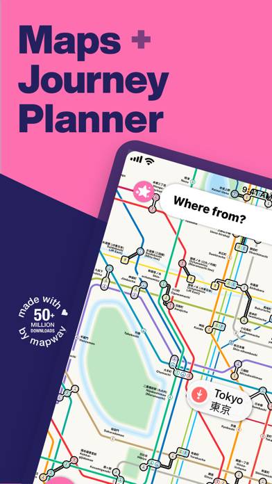 Tokyo Metro Subway Map Schermata dell'app #1