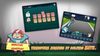 Math Vs Zombies Captura de pantalla de la aplicación