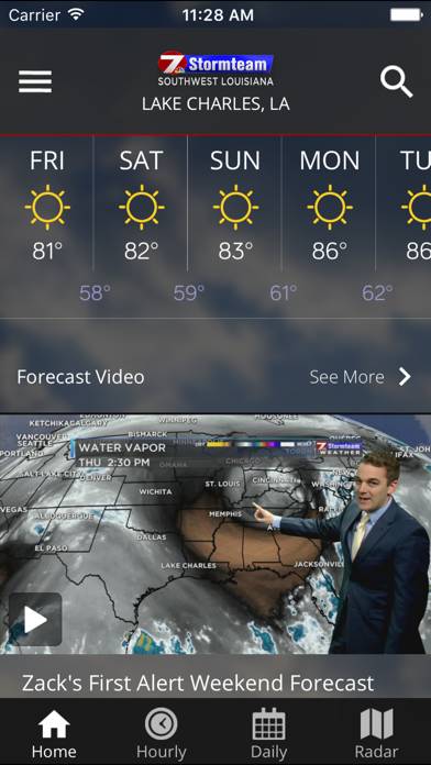KPLC 7 First Alert Weather App screenshot #2