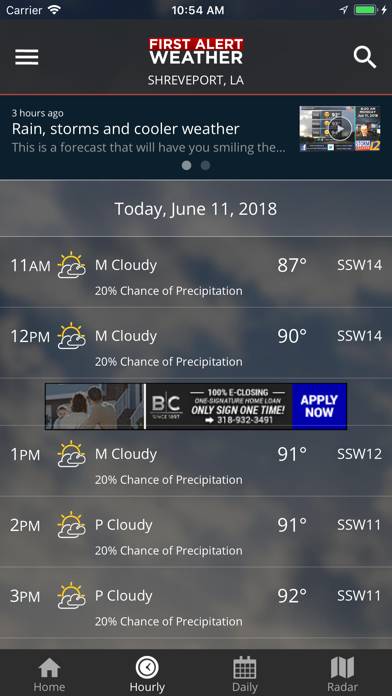 KSLA 12 First Alert Weather App screenshot #3