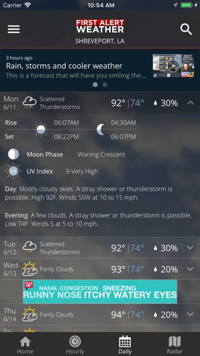 KSLA 12 First Alert Weather App screenshot #4