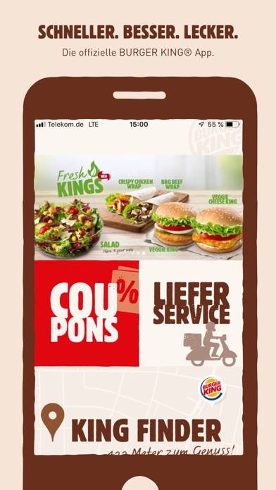 Burger King App-Screenshot #1