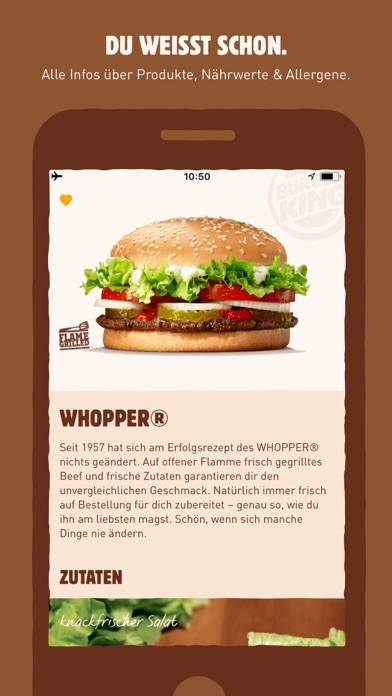 Burger King App-Screenshot #4