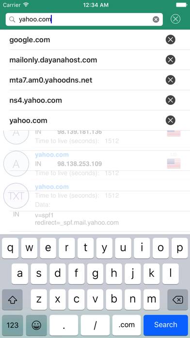 NSLookup Plus Capture d'écran de l'application
