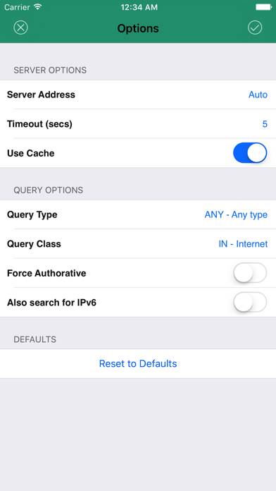 NSLookup Plus Capture d'écran de l'application