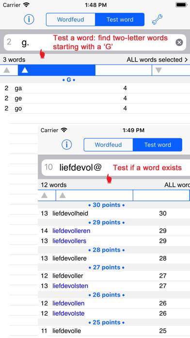 NL Woordvinder Wordfeud Captura de pantalla de la aplicación #5