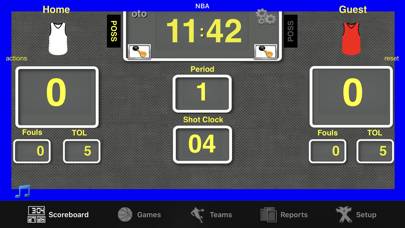 Ballers Basketball Scoreboard App screenshot #1