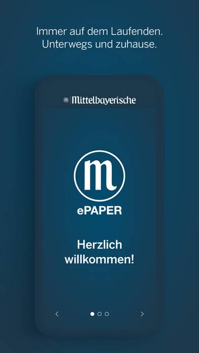 Mittelbayerische ePaper App-Screenshot #1