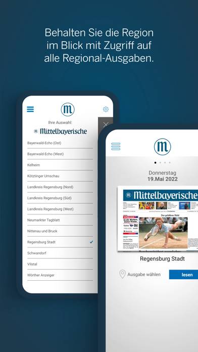 Mittelbayerische ePaper App-Screenshot #2