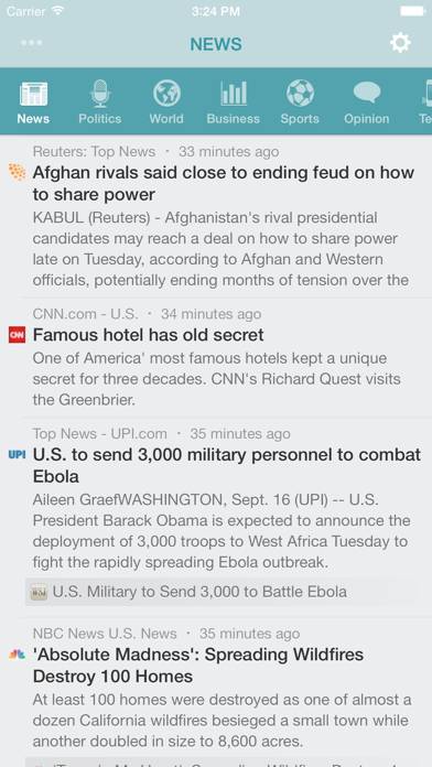 NewsFlash™ App screenshot #1