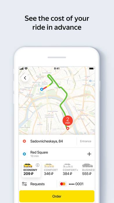 Yandex Go  taxi and delivery screenshot #4