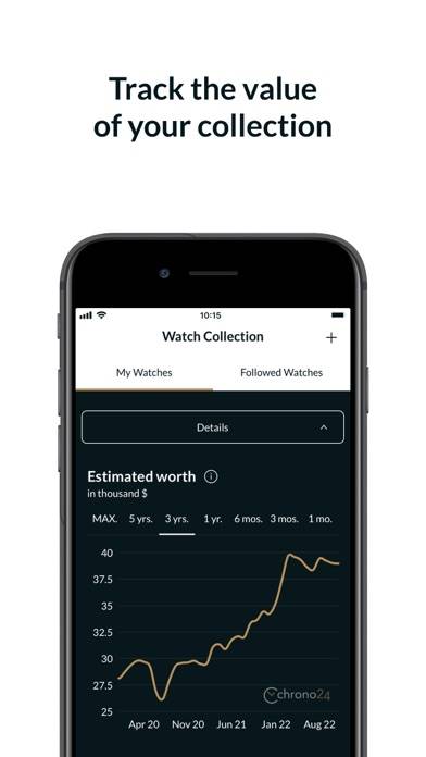 Chrono24 | Luxury Watch Market Schermata dell'app #3