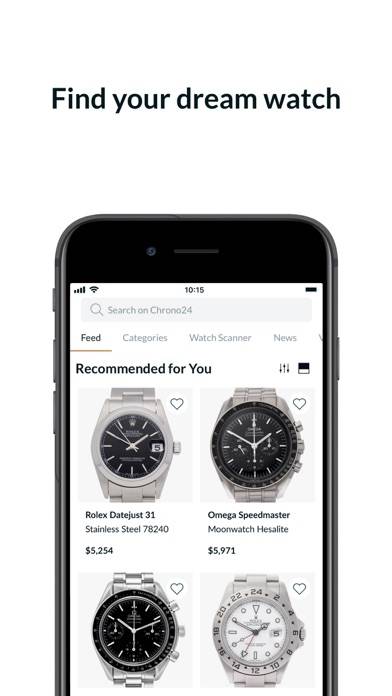 Chrono24 | Luxury Watch Market Schermata dell'app #4