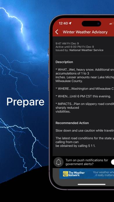 The Weather Network Uygulama ekran görüntüsü #5