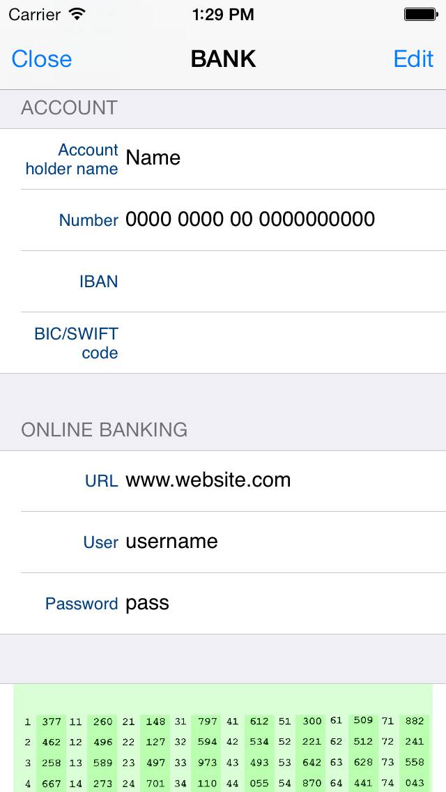 All Your Passwords Captura de pantalla de la aplicación #3