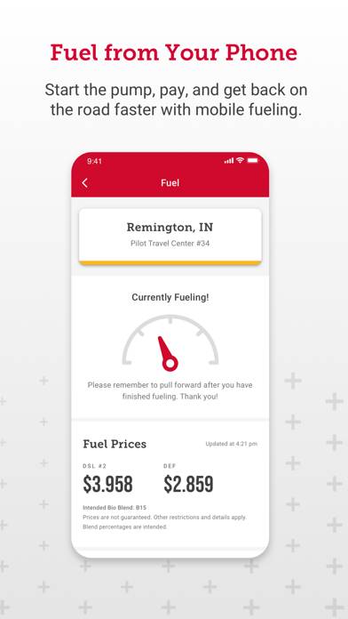 Pilot Flying J: myRewards Plus App screenshot