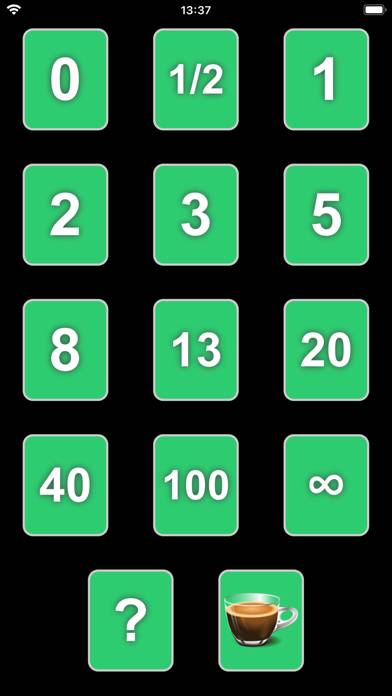 Scrum Poker Cards (Agile) Captura de pantalla de la aplicación #3