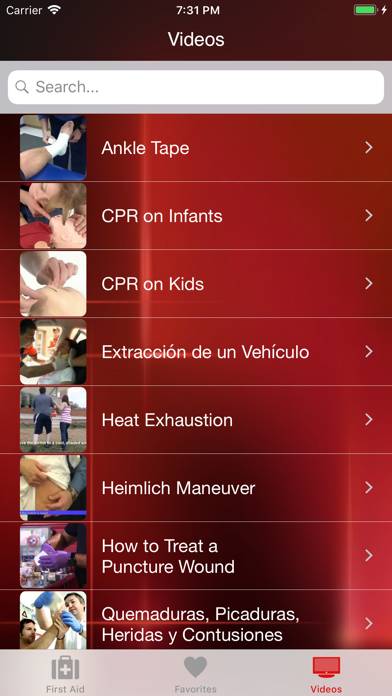 SOS First Aid Captura de pantalla de la aplicación #6