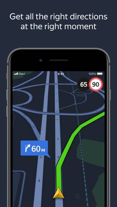 Yandex Navi – navigation, maps App screenshot #1