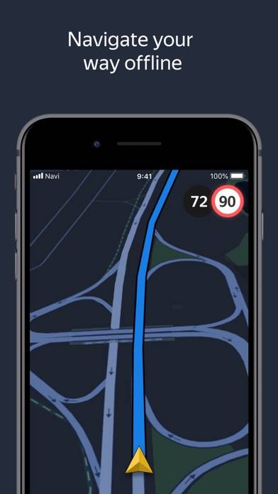 Yandex Navi – navigation, maps App screenshot #4
