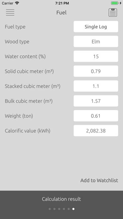 Wood Calculator App-Screenshot #3