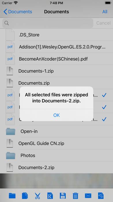 ZipManager -Zip/Unzip tool Captura de pantalla de la aplicación