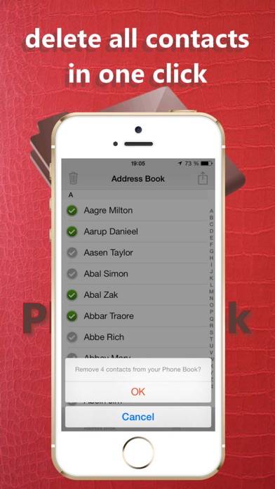 Address Book Cleaner and Duplicate Remover App screenshot #3
