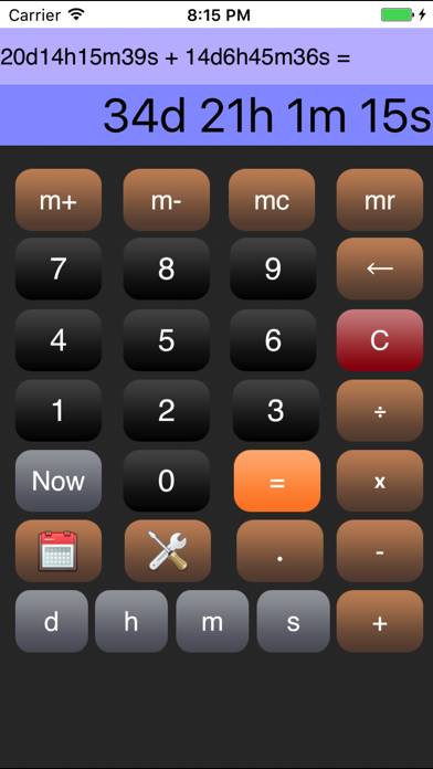 Time Calculator* capture d'écran