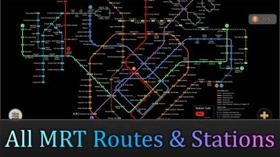 Singapore MRT Map Route(Pro) Capture d'écran de l'application