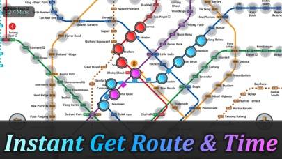 Singapore MRT Map Route(Pro) App-Screenshot #6