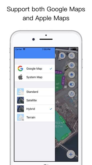 Planimeter Pro for map measure App screenshot #6